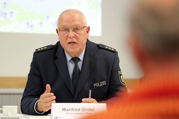 Polizei-Direktor Manfred Dinter von der Kreispolizeibehörde Soest FOTO: ANDREAS DUNKER