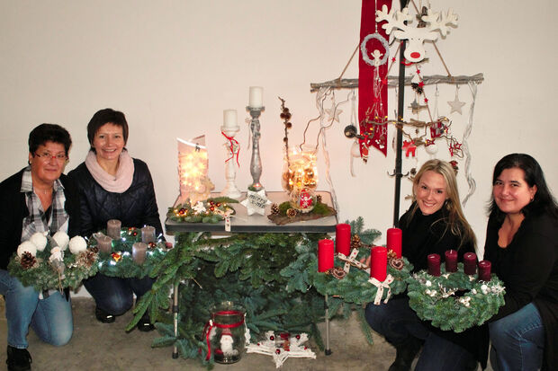 Mitglieder des Missionskreises (von links): Birgit Seifert, Michaela Plümper, Sandra Ketter und Jessica Baum FOTO: KFD ECHTHAUSEN