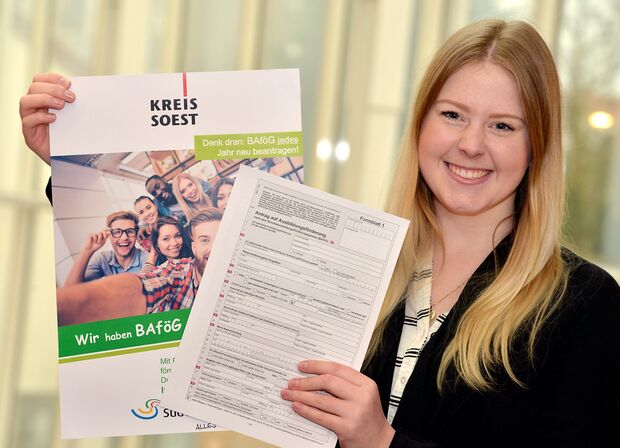 1.607 Anträge auf Schüler-BAföG wurden im vergangenen Jahr beim Kreis Soest gestellt, 1.183 wurden positiv beschieden. FOTO: THOMAS WEINSTOCK / KREIS SOEST