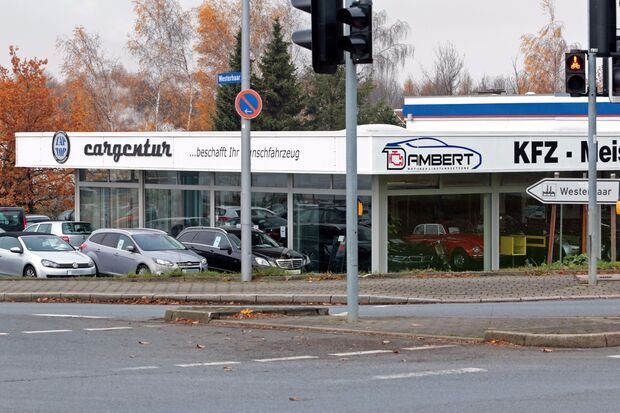 Die KFZ-Meisterwerkstatt Dambert in der Westerhaar in Wickede FOTO: CARINA WESTERWELLE