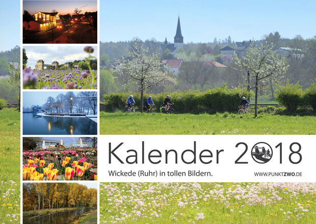 Das Titelblatt des "Heimatkalenders 2018" mit einem Dutzend Fotomotiven aus der Gemeinde Wickede (Ruhr) QUELLE: PUNKTZWO