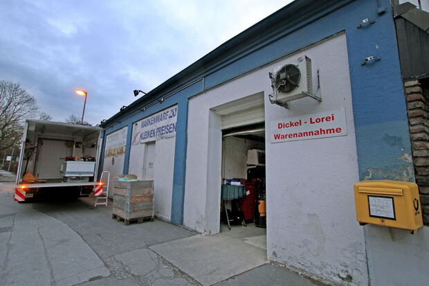 Über mehrere Jahre gab es hier früher einen Lagerverkauf von Lebensmitteln und weiteren Konsumartikeln für Endkunden ARCHIVFOTO: ANDREAS DUNKER