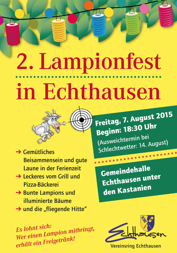 PLAKAT: VEREINSRING ECHTHAUSEN