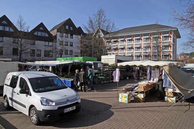 Der Wickeder Wochenmarkt am Donnerstag ARCHIVFOTO: CARINA WESTERWELLE