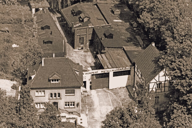 Ihre historischen Wurzeln hat die Metallwaren-Fabrik Wilhelm Humpert in der Wickeder Ortsmitte im Lanferbachtal. Heute steht dort nur noch das alte Wohnhaus des verstorbenen Firmengründers Wilhelm Humpert I. ARCHIVFOTO: HUMPERT