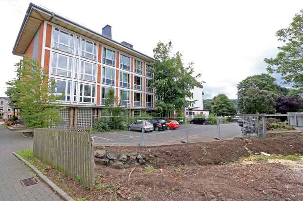 Renaturierungsmaßnahme hinter dem Wickeder Rathaus FOTO: ANDREAS DUNKER