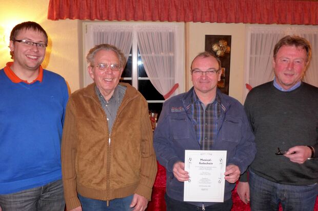 Von links: Michael Pfitzner, Karl Kohl, Peter Deisting und Heinz-Josef Wessel FOTO: PRIVAT