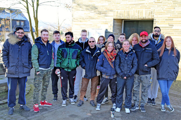 Wickeder Paintball-Spieler von der Streetwork-Gruppe FOTO: ANDREAS DUNKER