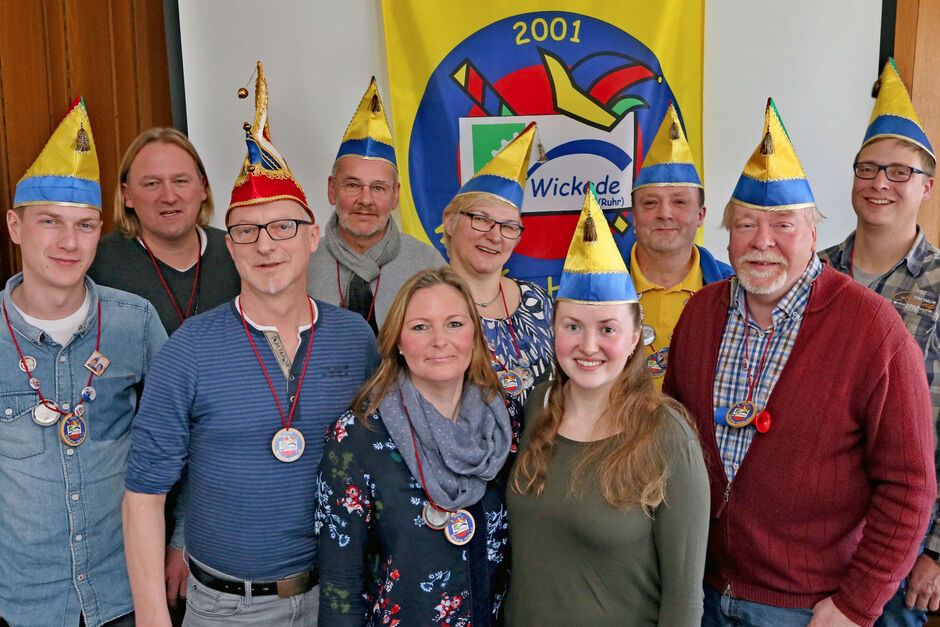 Der aktuelle Vorstand des WiKaVau im Jahre 2018 (von links): Tobias Borgmann, Christian Werft, Thomas Schmelzer,  Alfred Grote, Jennifer Sporenberg, Barbara Schmelzer, Sarah Cavanagh, Andreas Siepmann, Dr. Uwe Stücker und Christian Koch. Es fehlt: Marion Uhde-Koch. FOTO: ANDREAS DUNKER