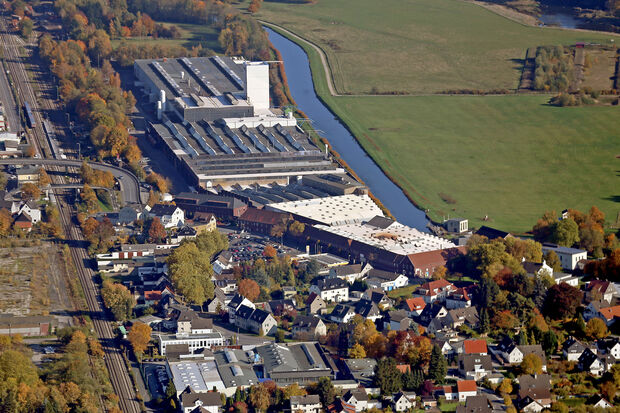 "Wickeder Westfalenstahl" aus der Vogelperspektive ARCHIVFOTO: ANDREAS DUNKER / NRW-IMAGE.DE