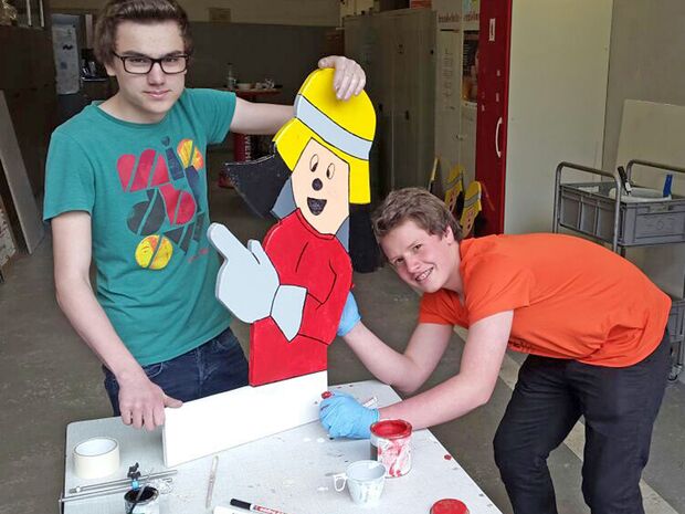 Vorbereitungen fürs Feuerwehr-Fest FOTO: FEUERWEHR WICKEDE (RUHR)