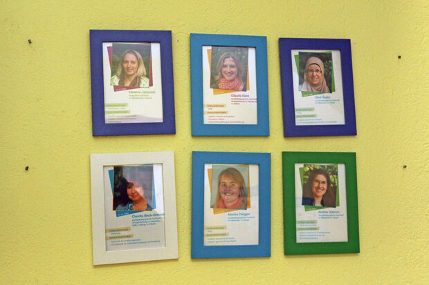 Ein leerer Platz in der Porträtreihe der KiTa-Mitarbeiterinnen wird künftig wieder besetzt: Irene Kollmer aus Werl übernimmt die Nachfolge von Diana Ersel aus Echthausen, die den Wimberner Kinderhort zum Jahreswechsel verlassen hat. ARCHIVFOTO: ANDREAS DUNKER