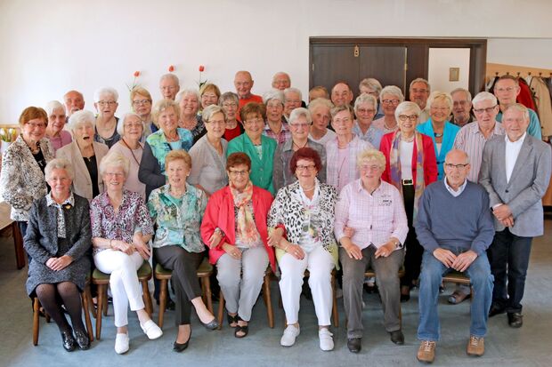 Janrgangstreffen des Geburtsjahrganges 1940/1941. Links: Otty Hengst (83). Rechts: Herbert Hengst (86) FOTO: ANDREAS DUNKER