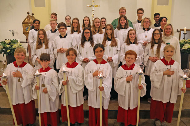 Messdiener in Wickede FOTO: ANDREAS DUNKER