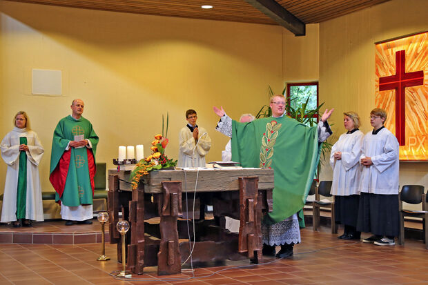 Gottesdienst im Kirchenraum des Roncalli-Hauses ARCHIVFOTO: ANDREAS DUNKER
