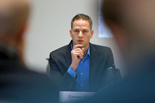 Kriminalhauptkommissar Carsten Seck ist Leiter der Ermittlungskommission "Wohnungseinbruchsdiebstahl" der Kreispolizeibehörde Soest FOTO: ANDREAS DUNKER