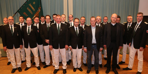 Der Vorstand der St.-Johannes-Schützenbruderschaft Wimbern FOTO: ANDREAS DUNKER