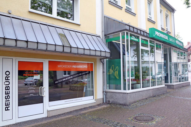 Das neue Domizil des "Wickeder Reisebüros" in der Kirchstraße FOTO: ANDREAS DUNKER