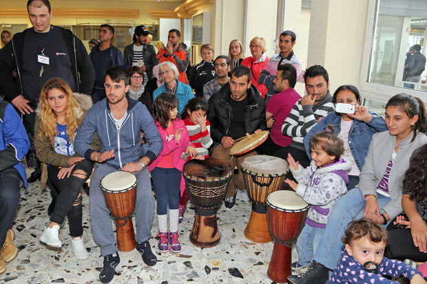 "Tag der offenen Tür" in der Zentralen Unterbringungseinrichtung für Flüchtlinge in Wimbern ARCHIVFOTOS: ANDREAS DUNKER