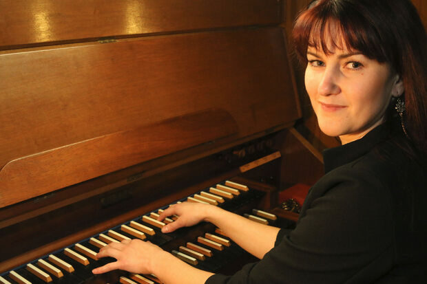 Organistin und Pianistin Valentina Wekesser FOTO: ANDREAS DUNKER