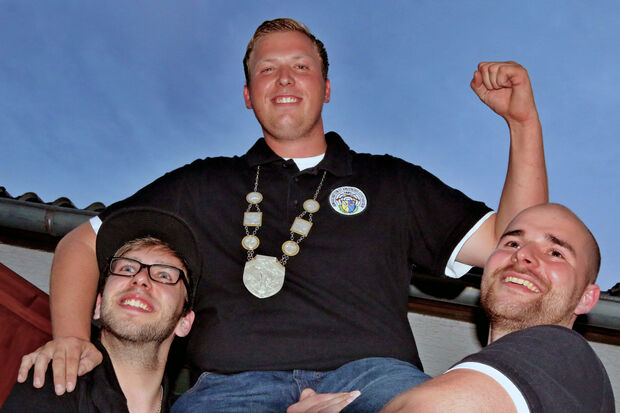 Der Jungschützenkönig Christopher Horn FOTO: ANDREAS DUNKER